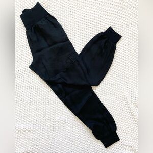 cinq a sept black Giles Cupro Crop Cargo pants
